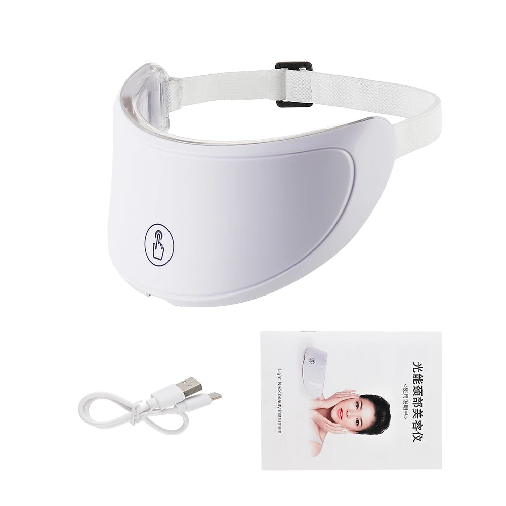 Masque LED Visage et Cou 7 Couleurs – Appareil de Soin et Massage